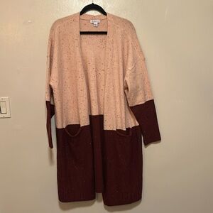 Liz Claiborne Long Cardigan XXL